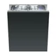 Smeg Spv40C10Gb Integrated Slimline Dishwasher - Black