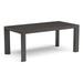 Afuera Living Traditional Aluminum Outdoor Aluminum Coffee Table in Gray