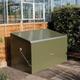 Rowlinson Metal 6X3 Pent Garden Storage Box