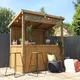 Mercia 6X4 Pent Tongue & Groove Garden Bar