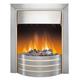 Dimplex Siva Stainless Steel Effect Electric Fire Siv20