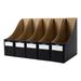 File Magazine Rack Organizer Holder Document Compartment Sorter Desktop Holder Display Folder Modern Office Mail Box