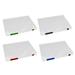 4pcs Document Boxes Portable File Cases File Organizers File Office Document Cases