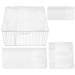 1 Set of Jewelry Anti-oxidation Storage Bags Small Jewelry Clear Bag Jewelry Compartment Box