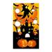 Halloween Party Decorations Toss Game Bean Bag Witch Decor Outdoor Flags Halloween Adults Party Funny Prop Pumpkin Witch Toss Game Banner Sandbag Banner