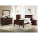 Lillie 5 Piece Cherry Sleigh Bedroom Set