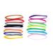 Pet identification collar 15PCS Newborn Pet ID Collars Multi-color Pet Identification Collar Double-faced Pile Pet ID Collars for Pet Kitten Puppy Use Mixed Style 15 Colors