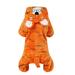 Pet Costume Dog Halloween Suit Dog Tiger Costume Dog Jumpsuit Pet Puppy Supplies - Size M (Orange)