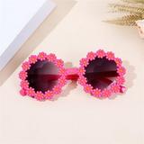 Pet Sunglasses Flower Sunglasses Circular Role Playing Glasses Photo Props Glasses For Cats And Small And Medium Sized Dogs