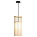 Chinese Style Pendant Light Creative Single-head Bamboo Chandelier for Home