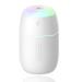 Small Cool Mist Humidifier with LED Night Light - Portable Mini Design -White