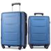 Featherweight 2 Piece Luggage Set ABS Suitcases w/ TSA Lock