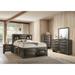 Priscella 6 Piece Gray Oak Storage Platform Bedroom Set