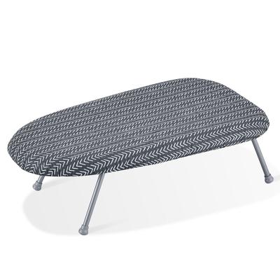 VEVOR Ironing Board 23.4x14.4in 51x13in & 55x15in with Storage Tray 4 Layers & 10 Adjustable Heights