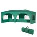 Portable Pop Up Party Canopy Tent w/6 Removable Sidewalls & Carry Bag
