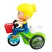 Tricycle Toy Childrens Stunt Tricycle Toy Creative Intelligent Special Tricycle Toy (Girl Style Without Battery Random Color)