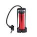 Bike Pump Portable Mini Bike Floor Pump Foot Activated Tire & Air Pump Valves Aluminum Alloy Barrel Free Gas Needle - Free Size (Red)