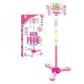 KYAIGUO Kids Toddler Microphone with Stand Musical Singing Toy for Fun Sound Effects Karaoke Entertainment for Kids with Music & Lights for Girls Boys