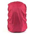 Waterproof Backpack Rucksack Rain Cover Bag Rainproof Pack Cover 35L(Red)