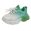 nsendm Female Shoes Big Kid Toddler Tennis Show Toddler Mesh Sport Shoes Casual Shoes Running Baby Shoes Girls Shoes Size 5 Big Girls Green 29