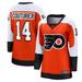 Women's Fanatics Branded Sean Couturier Orange Philadelphia Flyers Home Breakaway Player Jersey