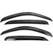 Front and Rear Side Window Deflector Set of 4 - Compatible with 1999 - 2006 Chevy Silverado 1500 Extended Cab Pickup 2000 2001 2002 2003 2004 2005