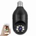 OUSITAID Bulb 1080P Securityâ€”Wireless Camera Wifi Smart for home surveillance Screw into the E27 light bulb socket Spotlight Alarm Color night vision Two-way talk Motion Alarm PTZ 360 Degree