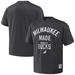 Men's NBA x Staple Anthracite Milwaukee Bucks Heavyweight Oversized T-Shirt