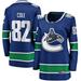 Women's Fanatics Branded Ian Cole Blue Vancouver Canucks Home Breakaway Player Jersey