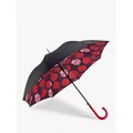 Fulton L754 Bloomsbury Roses Walking Umbrella, Red/Multi