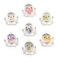 10Pcs Octopus Charms Jewelry Making Charms Octopus Pendants Jewelry Charms Cute Charms(Random Style)