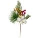 Ympuoqn Christmas Artificial Green Pine Needles Christmas Green Plant Red Berry Arrangement Decorations Christmas Decorations Plants for Home Hotel Wedding Christmas Tables
