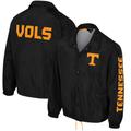 Unisex The Wild Collective Black Tennessee Volunteers Coaches Full-Snap Jacket