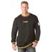 Men's Big & Tall NFL® Fleece crewneck sweatshirt by NFL in Pittsburgh Steelers (Size 4XL)