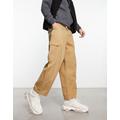 Element utility loose fit cargo trousers in beige-Neutral