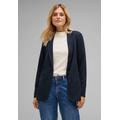 Longblazer STREET ONE Gr. 34, blau (deep blue) Damen Blazer