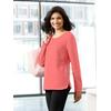 Fleeceshirt CLASSIC BASICS "Fleece-Shirt", Damen, Gr. 48, rosa (flamingo), 100% Polyester, unifarben, Langarm, Shirts