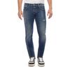 Stoffhose LE TEMPS DES CERISES "JEAN HOMME TRIOLET", Herren, Gr. 30, US-Größen, blau, 100% Baumwolle, Hosen, mit kleinen Used-Elementen