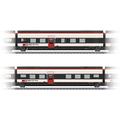 Personenwagen MÄRKLIN "Ergänzungswagen-Set 2 zum RABe 501 Giruno - 43462" Modelleisenbahn-Fahrzeuge rot (weiß, schwarz, rot) Kinder Loks Wägen