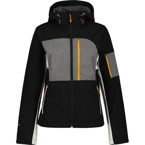 ICEPEAK Damen Funktionsjacke BURLEY, Größe 42 in SCHWARZ