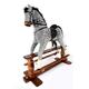 LUXURIOUS VERY LARGE Rocking Horse "SATURN DAPPLE GREY" from MJMARK 6-13 YEARS