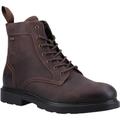 Hush Puppies Porter Lace Mens Boots, Brown, 12 UK