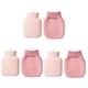 ABOOFAN 3pcs Hot Water Bag for Hot and Cold Compresss Warmer Water Bag Mini Hot Water Bottle Small Hot Water Bag Hot Water Bottle Rubber Hot Water Bottle with Cover Child Keep Warm Kettle