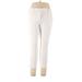 M&S Collection Casual Pants - High Rise: White Bottoms - Women's Size 16
