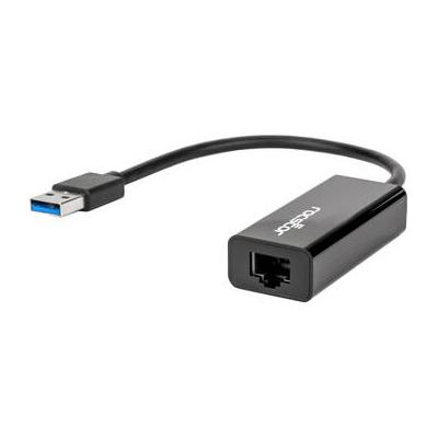 Rocstor USB 3.0 Type-A Male to Gigabit RJ45 Ethernet Female Adapter (Black) Y10C137-B1