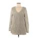 Croft & Barrow Pullover Sweater: Tan Tops - Women's Size Medium