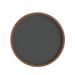 Flash Furniture Millworks Commercial Grade Round Wood Framed Wall Mount Chalkboards w/ Eraser & Chalk Porcelain in Brown | Wayfair