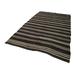 Black 130 x 74 x 0.4 in Area Rug - Lofy Rectangle Striped Rectangle 6'2" X 10'10" Area Rug Wool | 130 H x 74 W x 0.4 D in | Wayfair