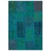 Turquoise 63" x 91" L Area Rug - Lofy Rectangle Iskece Rectangle 5'3" X 7'7" Area Rug 91.0 x 63.0 x 1.0 in blue/green/Wool | 63" W X 91" L | Wayfair