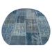 Blue 63" x 91" L Area Rug - Lofy Rectangle Iskece Rectangle 5'3" X 7'7" Area Rug 91.0 x 63.0 x 1.0 in/indigo/navyWool | 63" W X 91" L | Wayfair